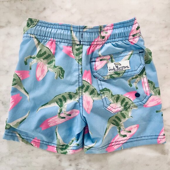 Shade Critters ‘Surfin Dino’ Boys  Swim Trunk 2T - Picture 4 of 7